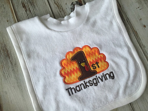 Babies 1st Thanksgiving Bib