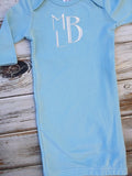 Infant gown and hat set