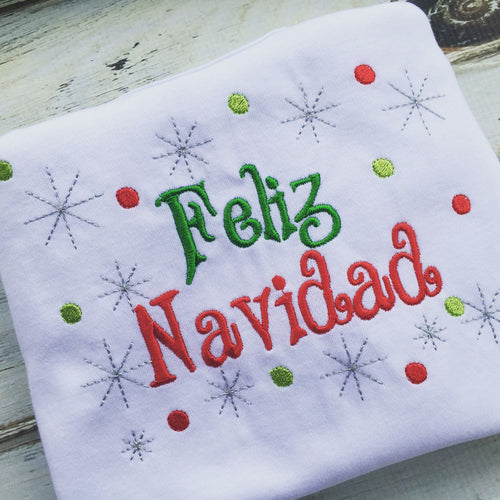 Feliz Navidad Shirt or onesie