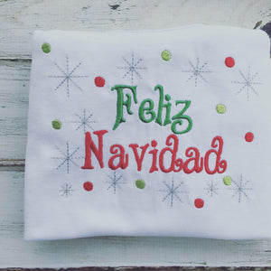 Feliz Navidad Shirt or onesie