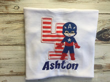 Captain America birthday shirt