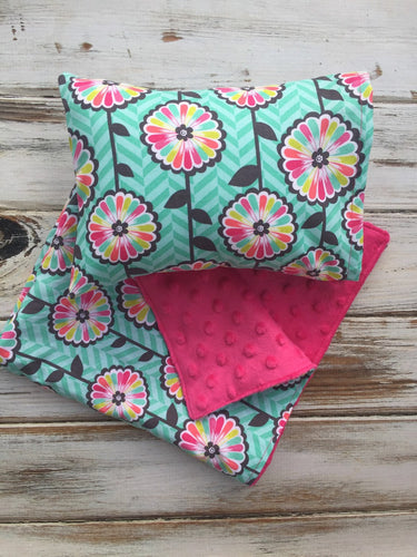 Doll Pillow and Blanket set