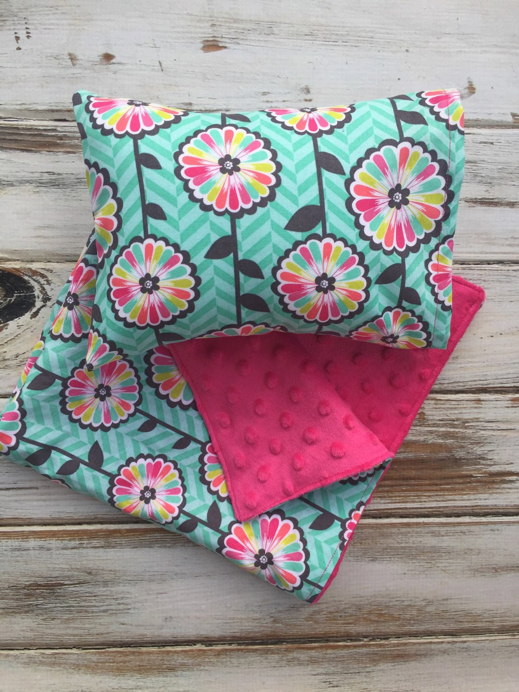 Doll Pillow and Blanket set
