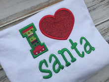 I love Santa shirt or onesie