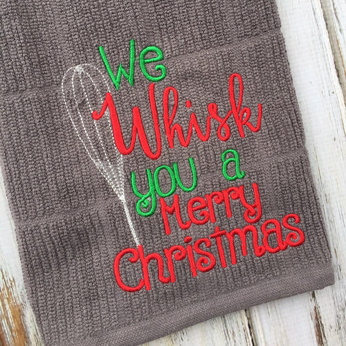 We whisk you a Merry Christmas Towel