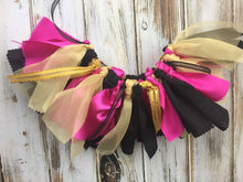 Fabric tutu, pink and gold tutu