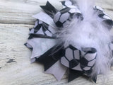 Soccer Over The Top Bow