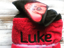 Clifford the dog hooded towel