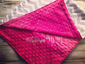 Monogrammed Baby Blanket