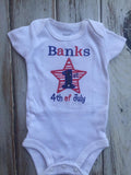 My 1st 4th of July Shirt or onesie