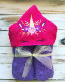 Unicorn Hooded Towel