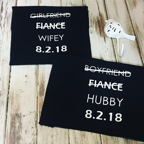 Wifey and Hubby Couples Shirts