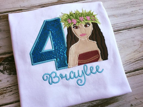 Moana birthday shirt, Moana birthday onesie