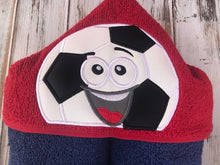Soccer Ball hooded towel