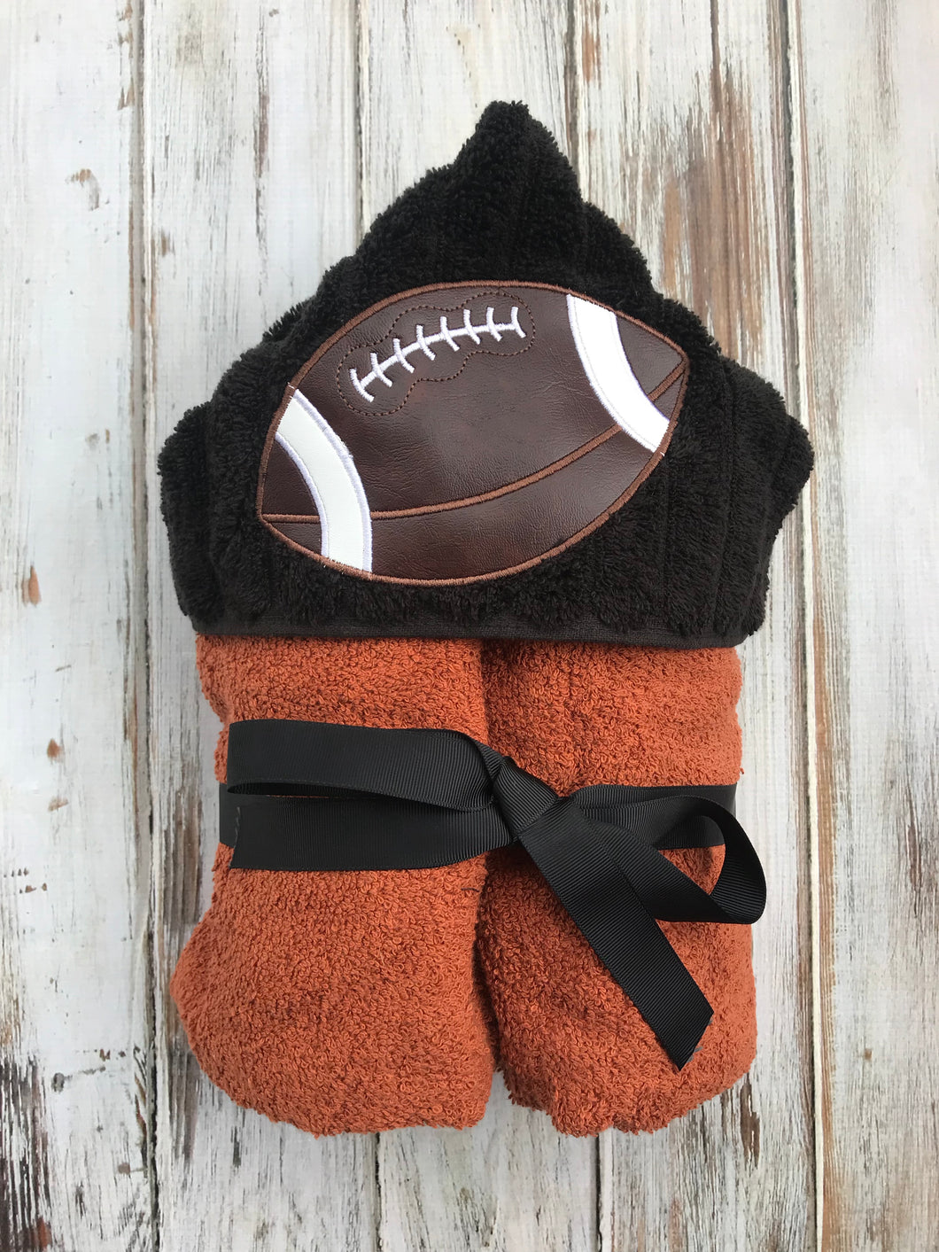 Football Hooded Towel
