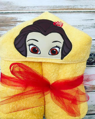 Beauty and the Beast Belle Hooded Towel