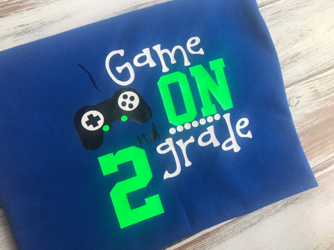 Games on 2nd grade, back to school shirt