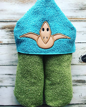 Pterodactyl Dinosaur Hooded Towel