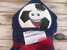 Soccer Ball hooded towel