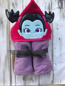 Vamperina 3D Hooded Towel