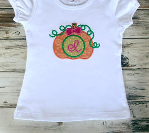 Pumpkin monogram Shirt