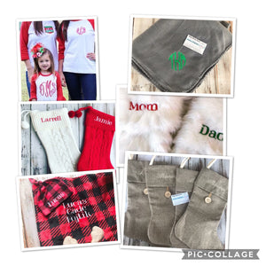Name or monogram Embroidery