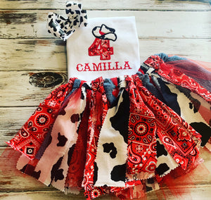 Cowgirl birthday outfit