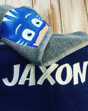 Masked Cat Boy Hooded Towel