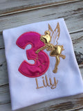 Tinker Bell 3rd birthday shirt