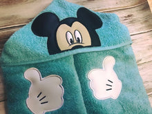 Mickey Mouse hooded towel
