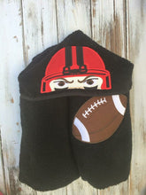 Football Player hooded towel