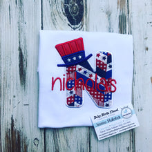 Patriotic Shirt, Uncle Sam Monogrammed Shirt