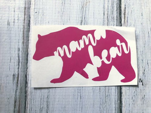 Mama Bear vinyl decal