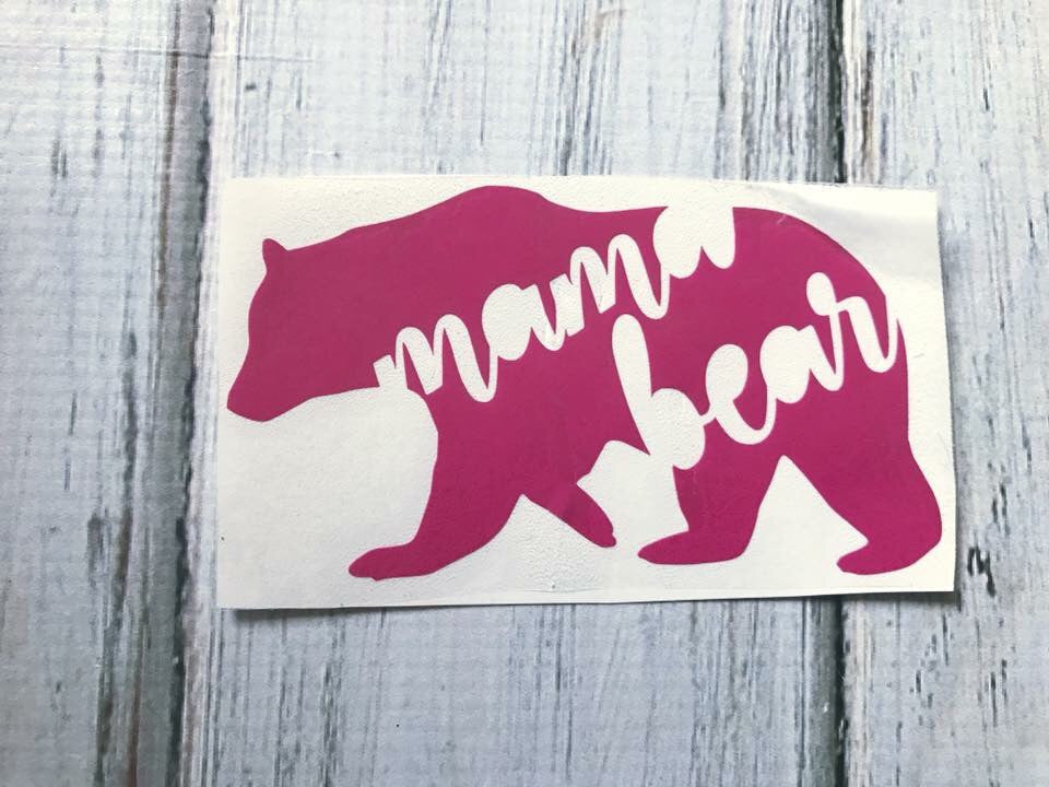 Mama Bear vinyl decal