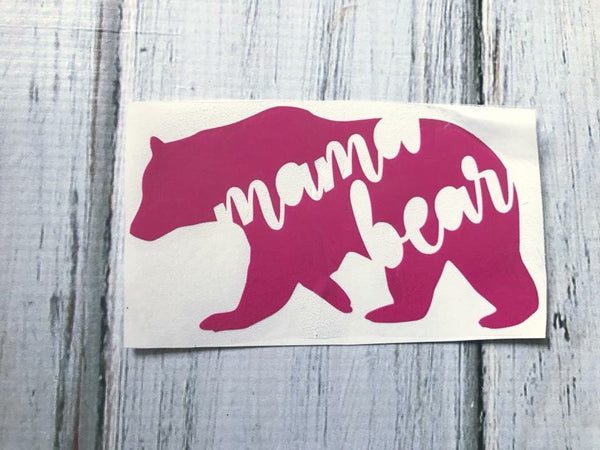 Mama Bear vinyl decal