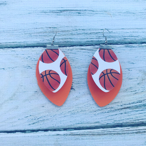 Basketball Earrings