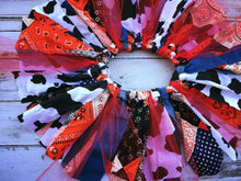 Cowgirl fabric tutu skirt