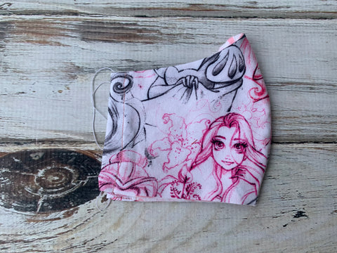 Princess Face Mask 3-6 year old size