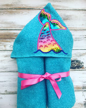 Mermaid Tail Hooded Towel