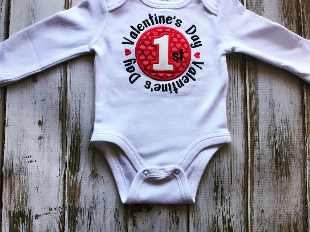 My 1st Valentines Bodysuit or shirt