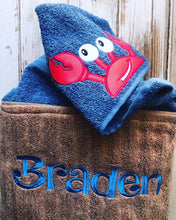 Crab Hooded Towel
