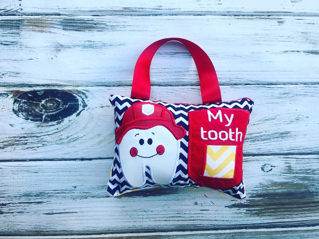 Hanging Fireman Tooth Fairy Pillow