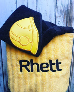 Construction Hard hat Hooded Towel