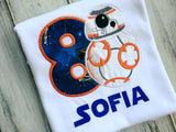 BB8 birthday shirt