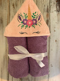 Unicorn Hooded Towel