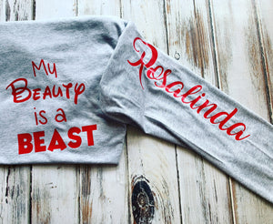 My Beauty is a Beast, Long Sleeve Name on the sleeve