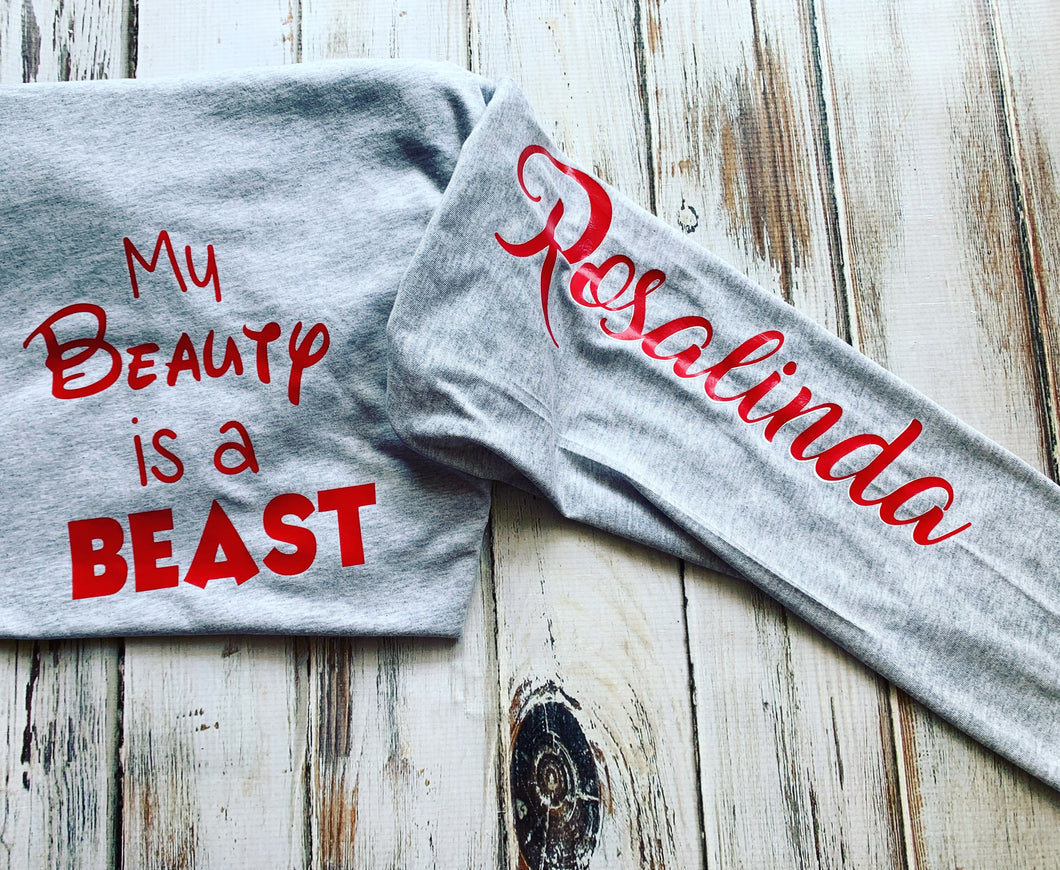 My Beauty is a Beast, Long Sleeve Name on the sleeve