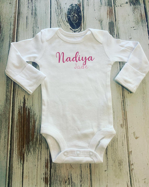 Name Onesie , Monogrammed Onesie
