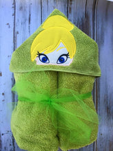 Tinker Bell Hooded Towel