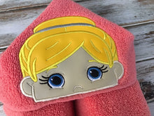 Ballerina hooded towel